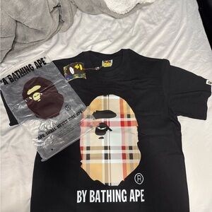 Bape Burberry shirt